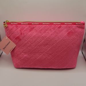 Juicy Couture Pink Soft Cosmetic Bag